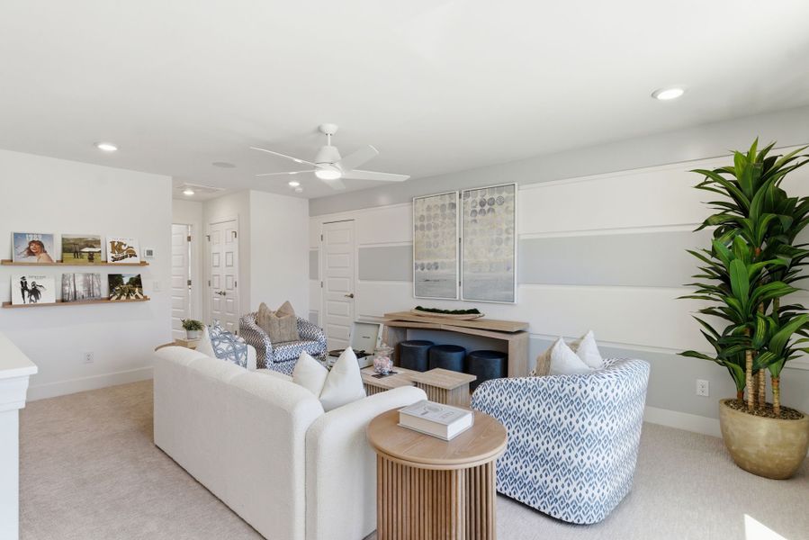 Furnished interior in a model home at Terrapin in Leland (Image 34). Furnished interior in a model home at Terrapin in Leland (Image 34).