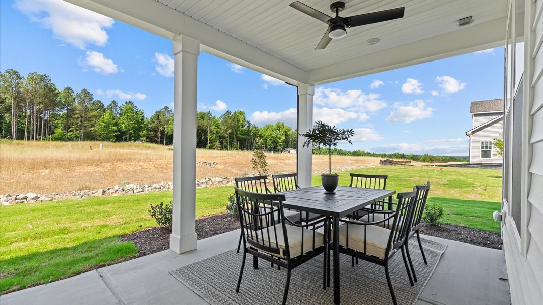 Furnished interior in a model home at Provisions at Courtland in Sanford (Image 26).