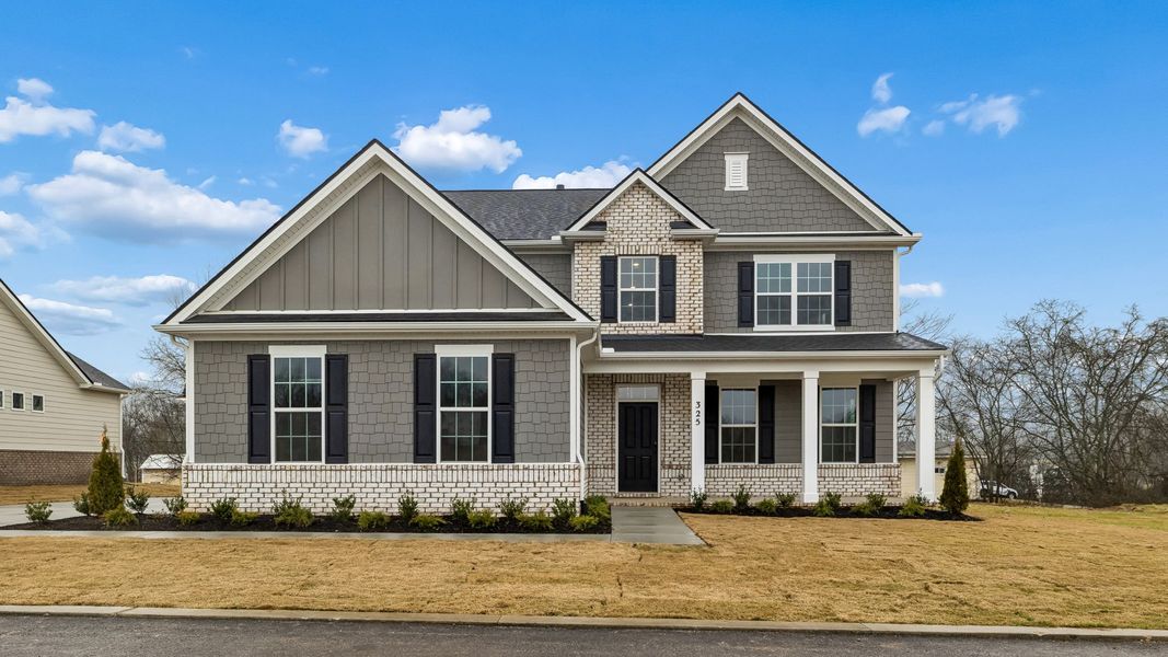 Front exterior of a home in the Pottsview community, located in Smyrna, TN (Image 1). Front exterior of a home in the Pottsview community, located in Smyrna, TN (Image 1).