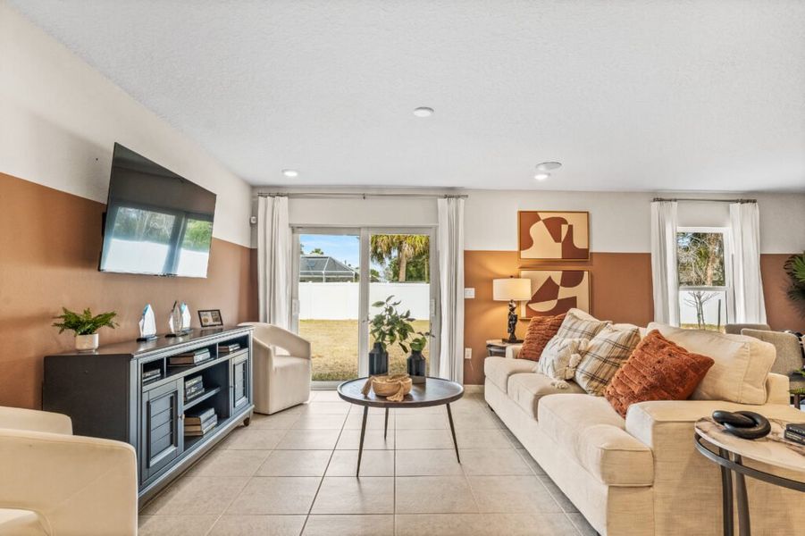 Furnished interior in a model home at Palm Coast in Palm Coast (Image 38).