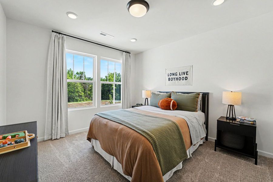 Furnished interior in a model home at White Oak Creek Crossing in Angier (Image 13). Furnished interior in a model home at White Oak Creek Crossing in Angier (Image 13).