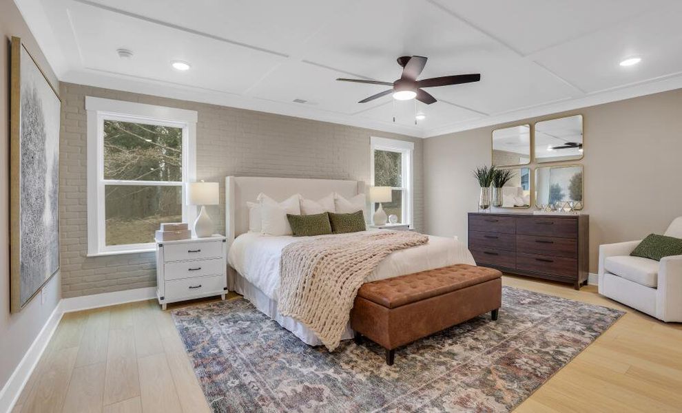 Furnished interior in a model home at Villas at Dawsonville in Dawsonville (Image 18).