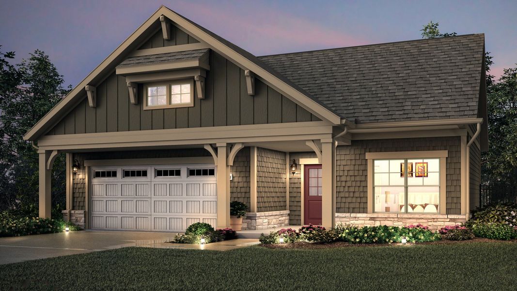 Front exterior of a home in the The Grove at Haven Hill community, located in Lenoir City, TN (Image 10).