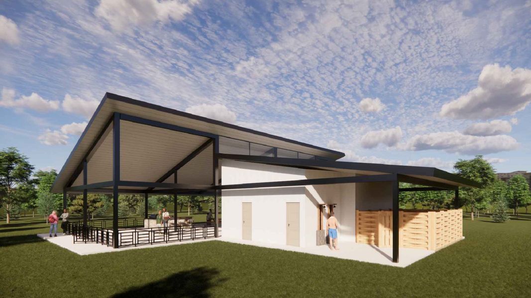 Bellamina Community Amenity Center Rendering in Waller, TX Bellamina Community Amenity Center Rendering in Waller, TX