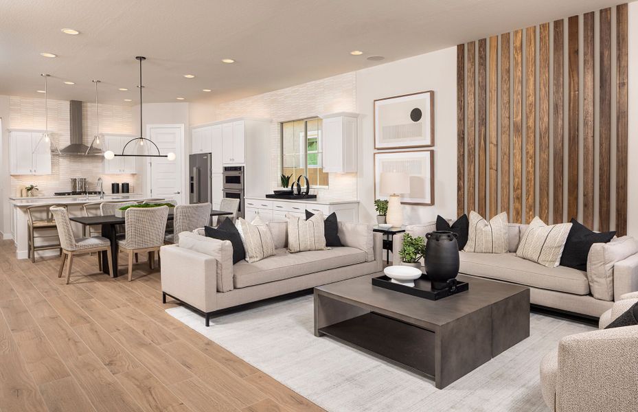 Furnished interior in a model home at Jorde Farms in Queen Creek (Image 15).