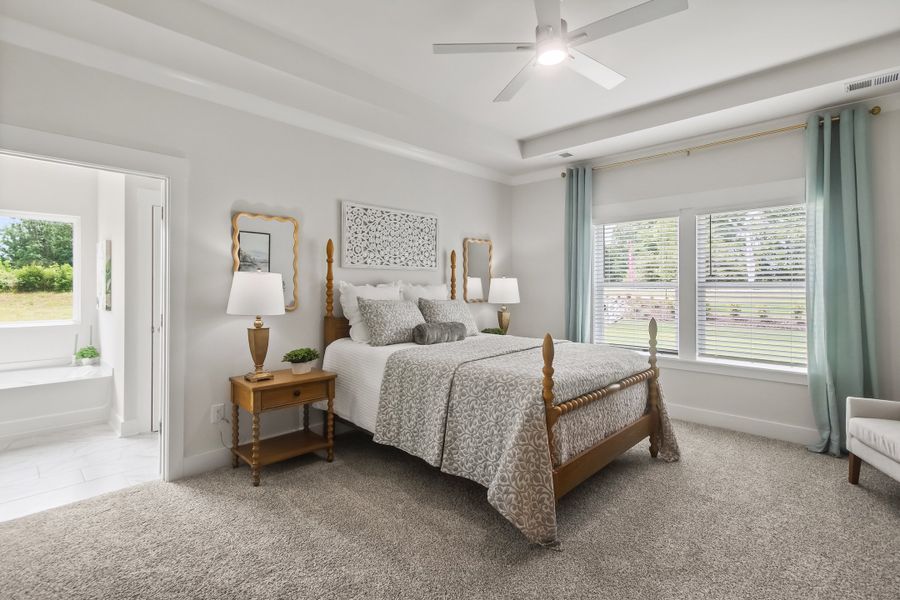 Furnished interior in a model home at Foxbank in Gray Court (Image 30). Furnished interior in a model home at Foxbank in Gray Court (Image 30).