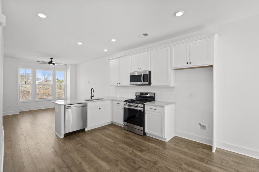 Furnished interior in a model home at Renaissance Place in Greenville (Image 4).