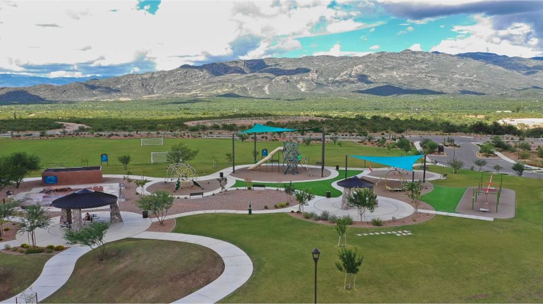 Rocking K Amenity Park Aerial View