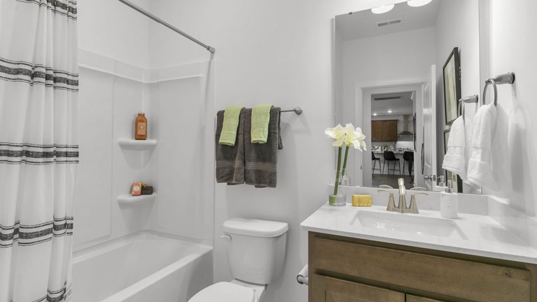 Furnished interior in a model home at Kalas Falls in Wake Forest (Image 37). Furnished interior in a model home at Kalas Falls in Wake Forest (Image 37).