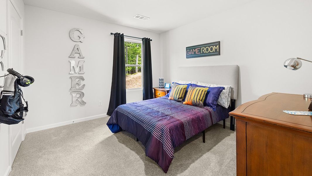 Furnished interior in a model home at Parkside at Carter Grove in Cartersville (Image 32). Furnished interior in a model home at Parkside at Carter Grove in Cartersville (Image 32).