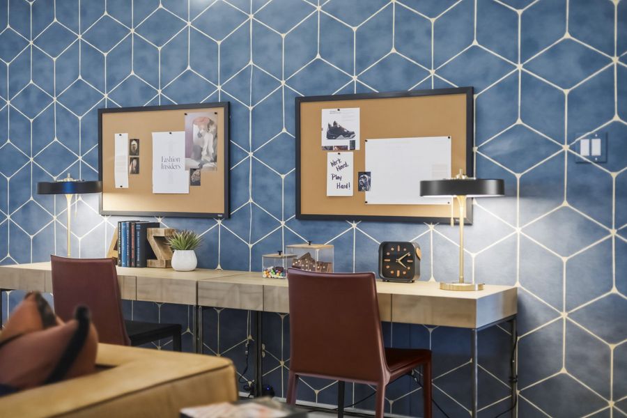 Furnished interior in a model home at Ridge Pointe Estates in McLendon-Chisholm (Image 17).