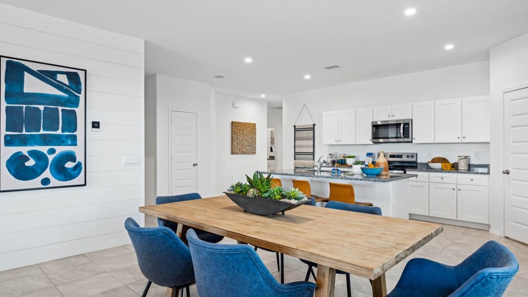 Furnished interior in a model home at Elena Trails in Maricopa (Image 28).