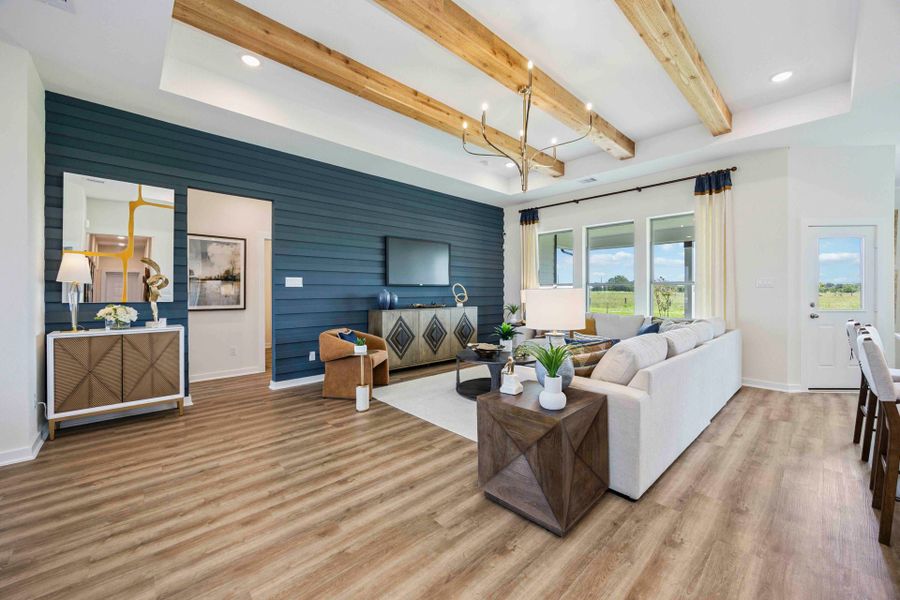 Blue Heron Estates Model Home - Arlington Floorplan - Family Room