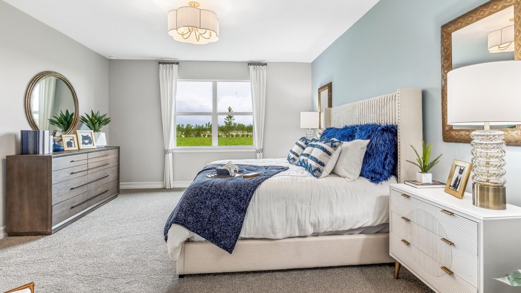 Furnished interior in a model home at Palmetto Landing at Babcock Ranch in Punta Gorda (Image 45).