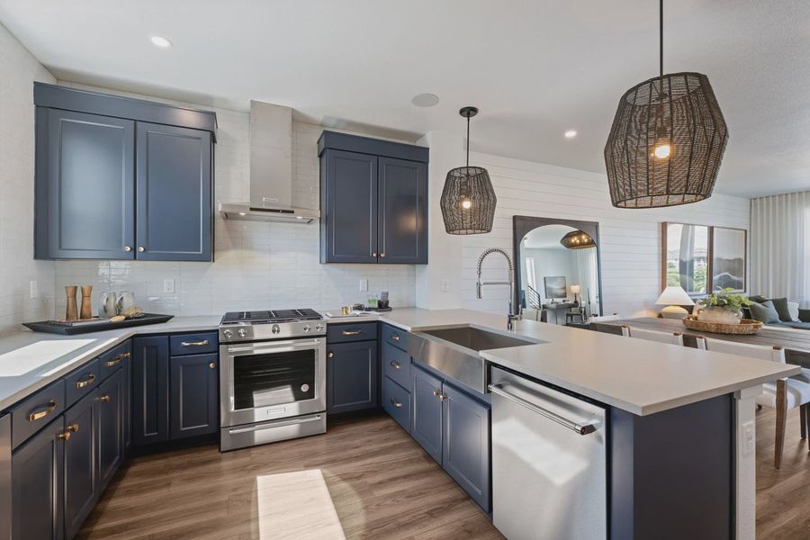 Furnished interior in a model home at Westminster Station in Westminster (Image 18). Furnished interior in a model home at Westminster Station in Westminster (Image 18).