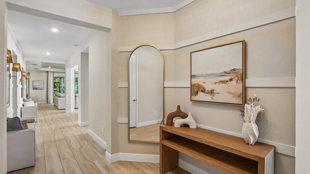 Furnished interior in a model home at Hammock at Two Rivers in Zephyrhills (Image 95).