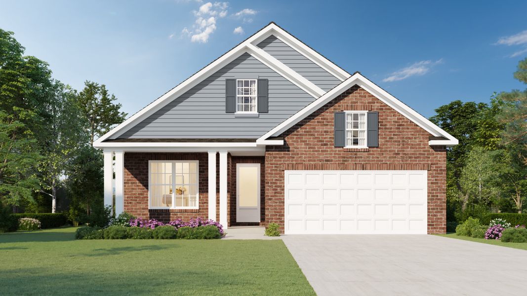 Front exterior of a home in the Amherst community, located in Cordova, TN (Image 10).