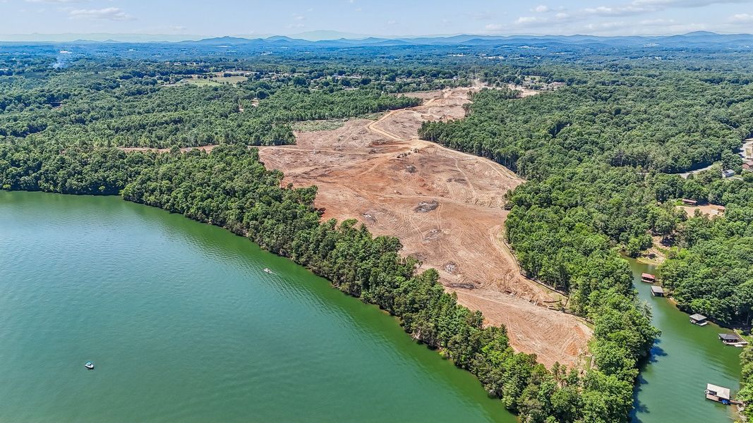 Site preparation and early development at Esplanade at Lake Hickory in Taylorsville, NC (Image 10).