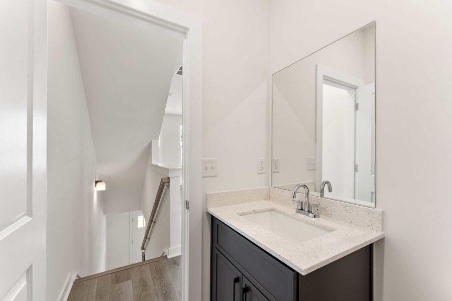 Furnished interior in a model home at Array in Atlanta (Image 21).