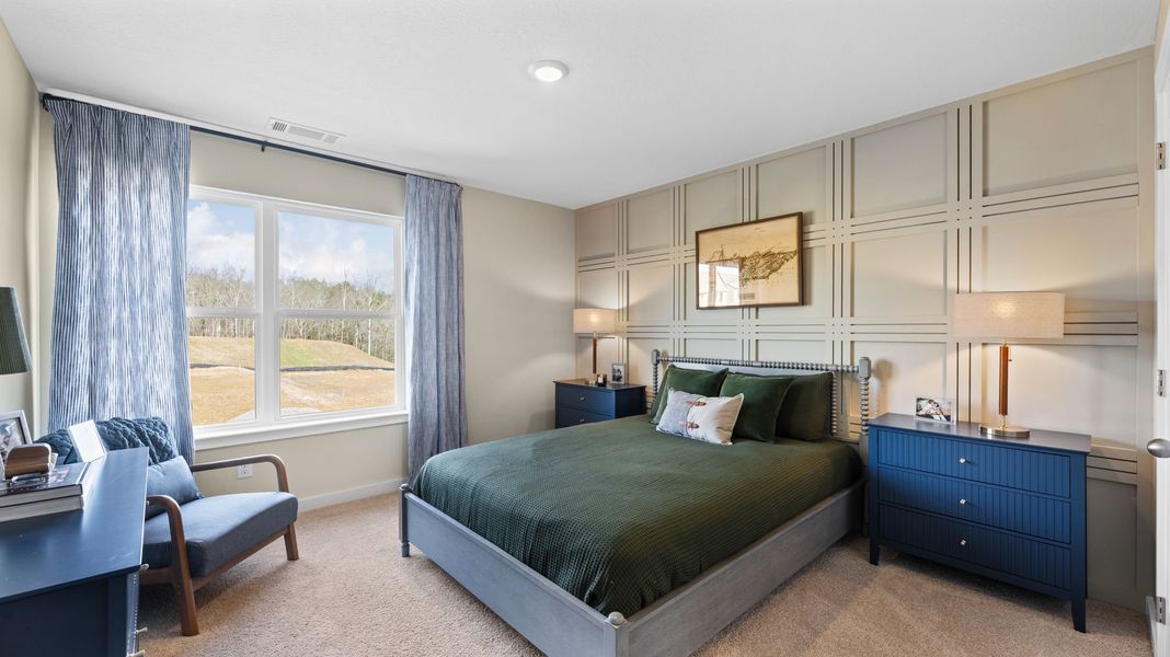 Furnished interior in a model home at Harbor Crest in Ooltewah (Image 35).