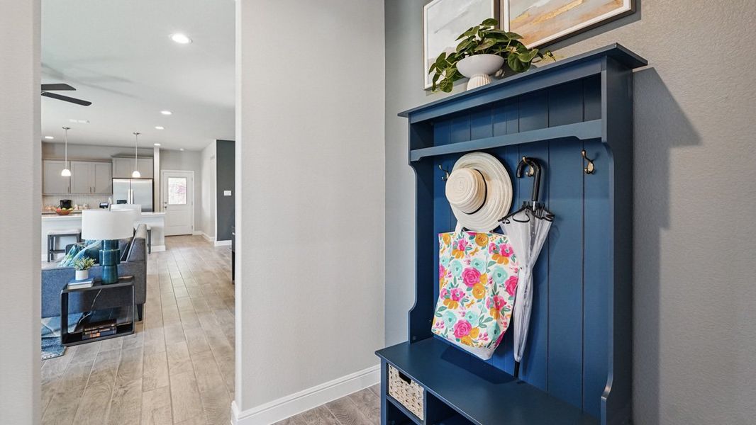 Furnished interior in a model home at Retta Estates in Mansfield (Image 36).