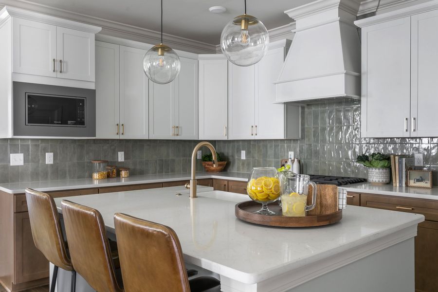 Furnished interior in a model home at Heritage Walk in Chattanooga (Image 6).