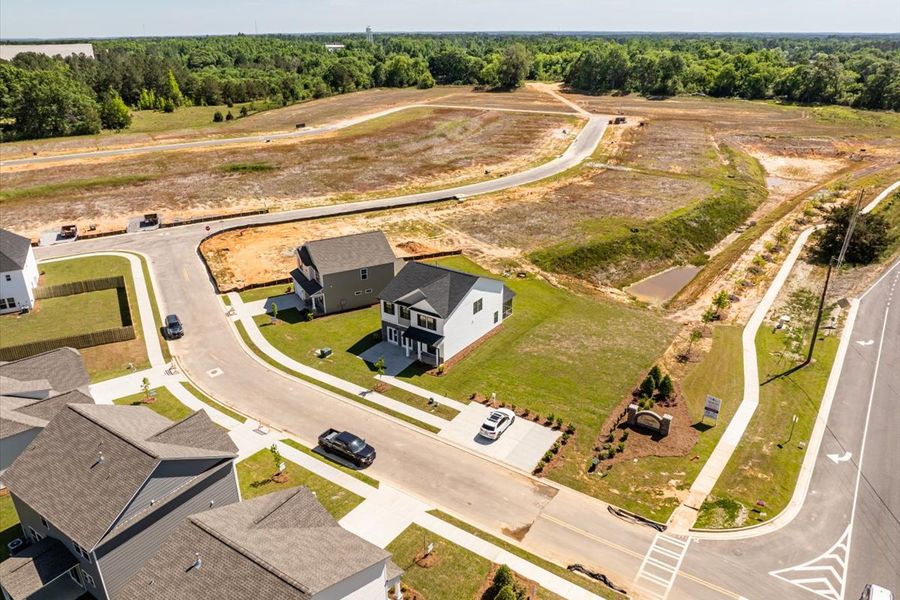 Aerial view of the Camellia Park community in Thomson, GA, showing layout and nearby surroundings (Image 18).