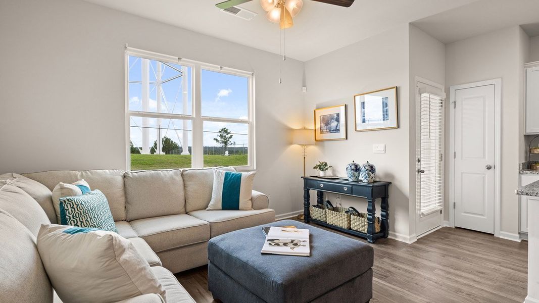Furnished interior in a model home at Laurel Park Townhomes in Hephzibah (Image 15).