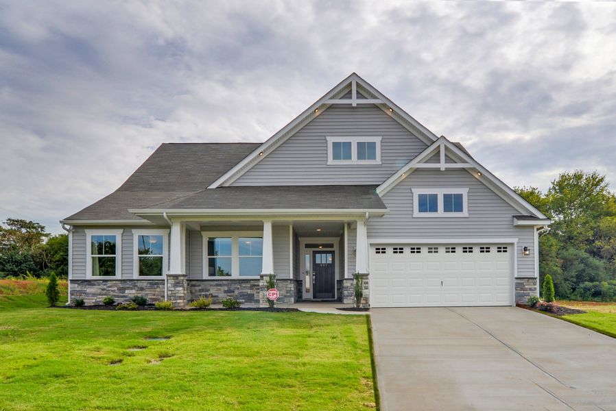 Front exterior of a home in the Grove Park community, located in Clemmons, NC (Image 2).