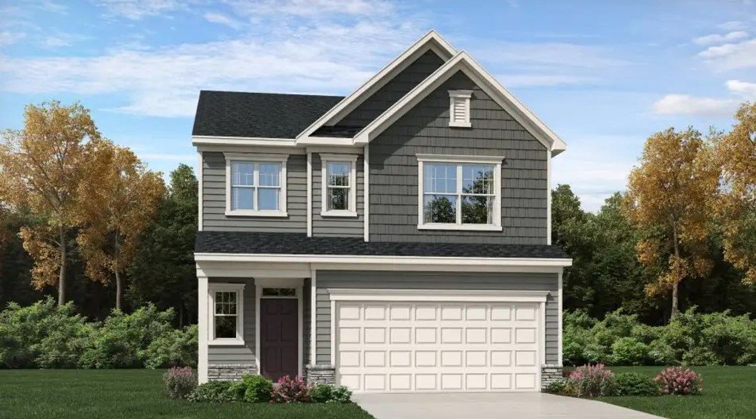 Front exterior of a home in the Wesley Downs community, located in Durham, NC (Image 11). Front exterior of a home in the Wesley Downs community, located in Durham, NC (Image 11).