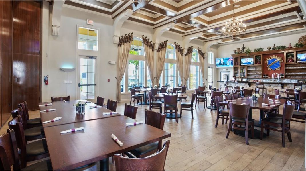 Providence clubhouse dining room