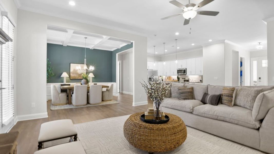 Furnished interior in a model home at Alder Pond in Campobello (Image 7). Furnished interior in a model home at Alder Pond in Campobello (Image 7).