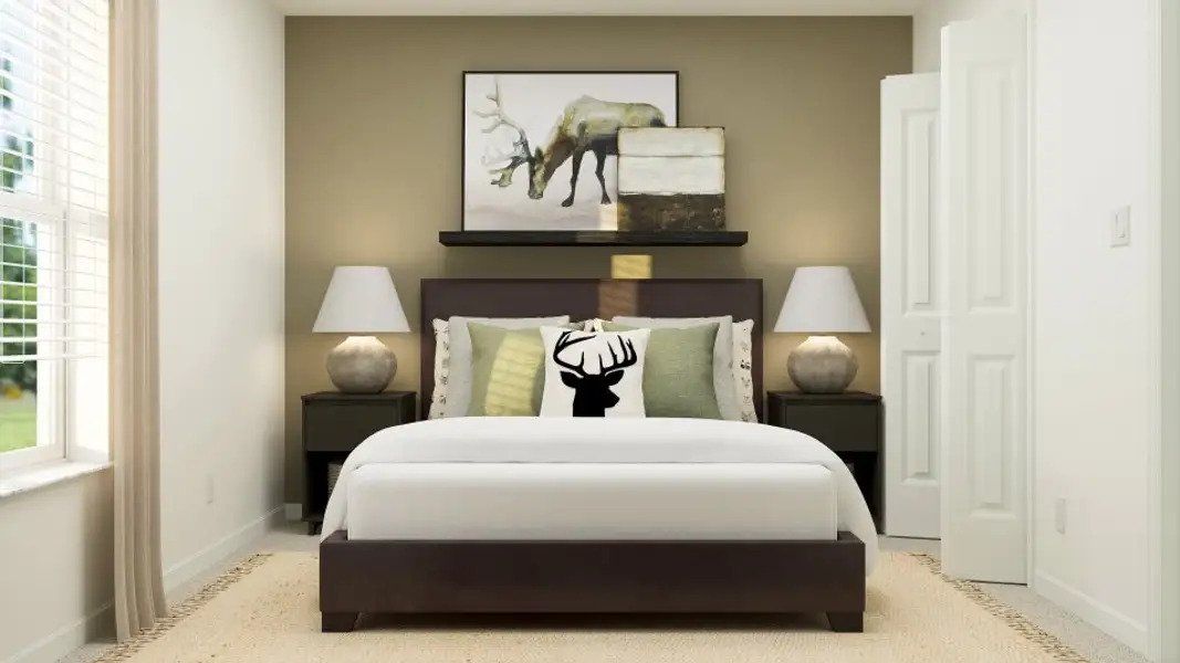 Furnished interior in a model home at Curiosity Creek: The Estates in Palmetto (Image 4).