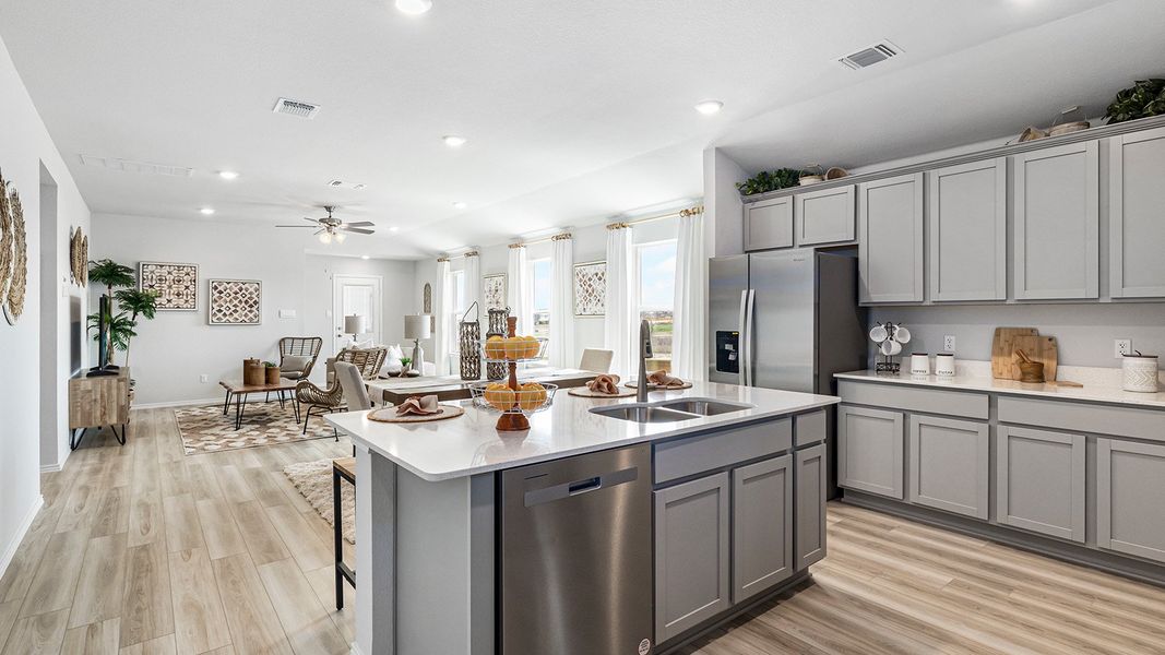 Furnished interior in a model home at Mitchell Farm in Killeen (Image 5).