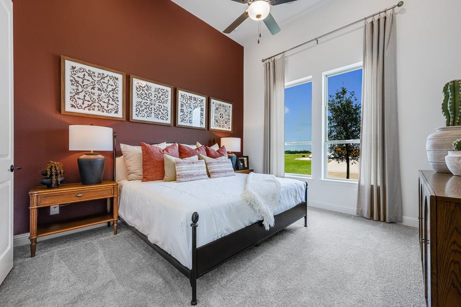 Furnished interior in a model home at The Ranch at Uptown Celina 40s in Celina (Image 40).