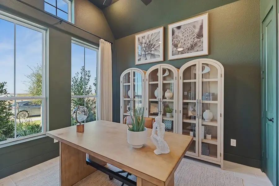 Furnished interior in a model home at Brookewater 60's in Rosenberg (Image 5).