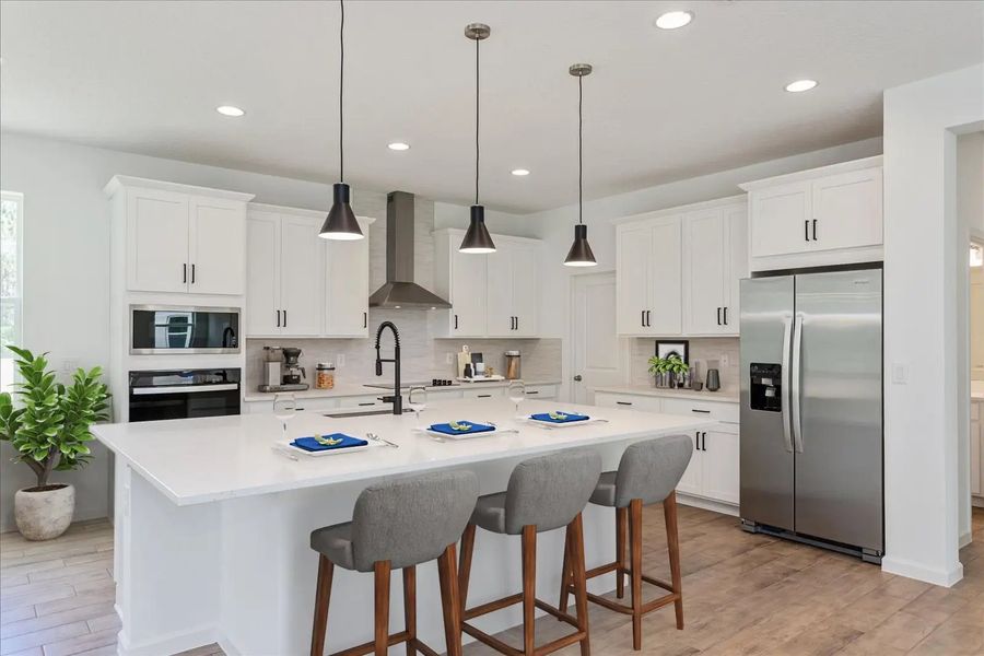 Furnished interior in a model home at Crossroads at Kelly Park 50' in Apopka (Image 11).