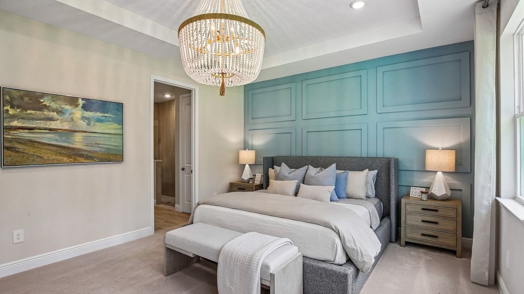 Furnished interior in a model home at Hammock at Two Rivers in Zephyrhills (Image 72).