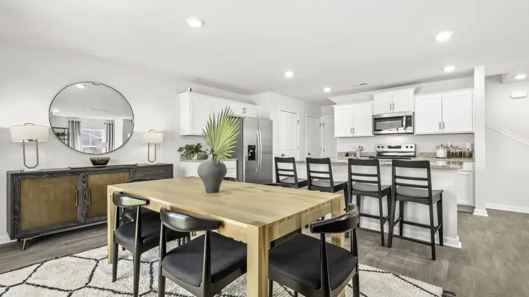 Furnished interior in a model home at Northbrooke Village in Madison (Image 12).