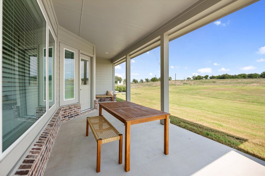 Furnished interior in a model home at Hillview Addition in Decatur (Image 34).