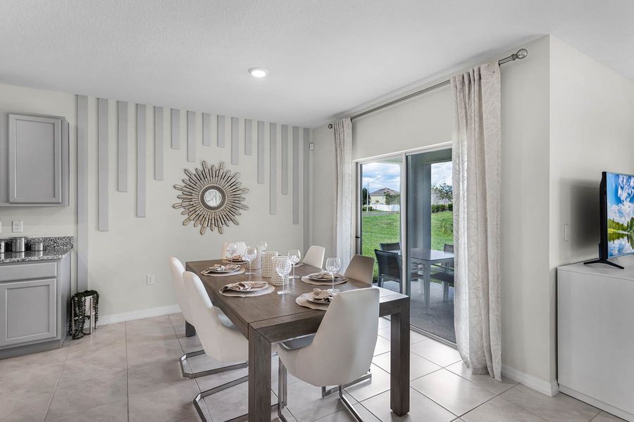 Furnished interior in a model home at Lakes at Laurel Highlands in Lakeland (Image 25).