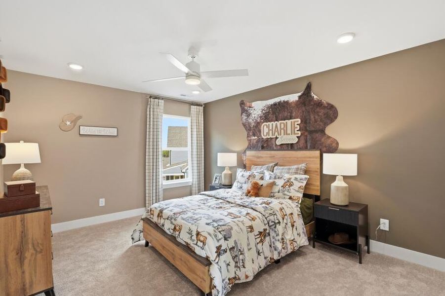 Furnished interior in a model home at Waterford Commons in Rock Hill (Image 57).