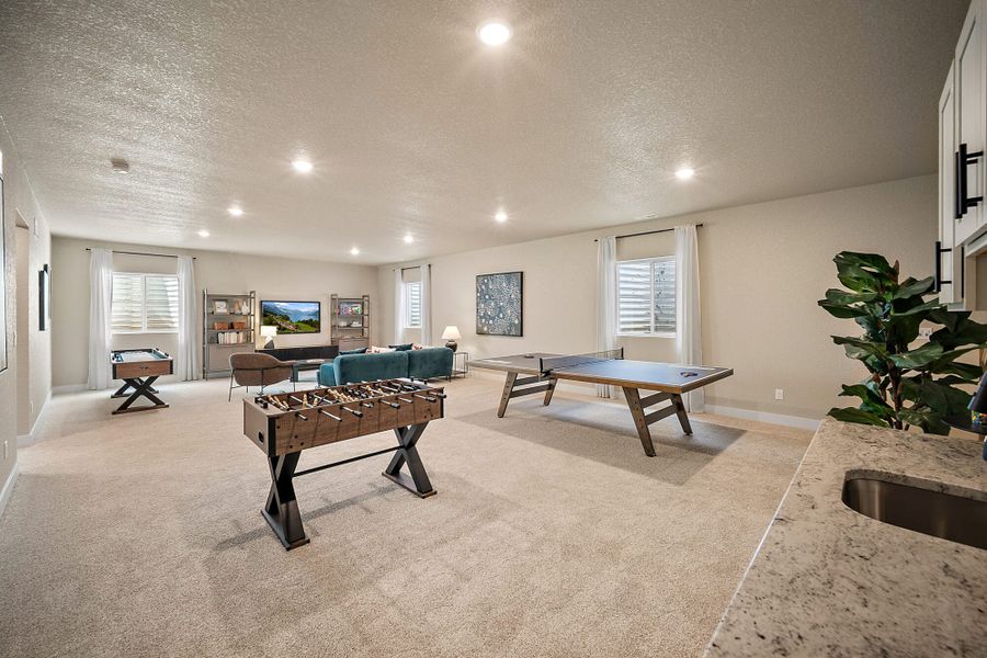 Furnished interior in a model home at The Glen-12 in Colorado Springs (Image 42).