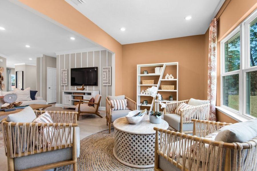Furnished interior in a model home at Windswept Estates in Freeport (Image 25). Furnished interior in a model home at Windswept Estates in Freeport (Image 25).