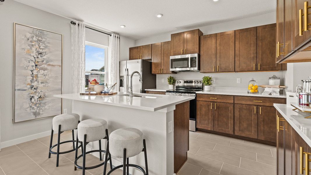 Kitchen in New Home in Liberty Trace by DRB Homes in Haines City, FL Kitchen in New Home in Liberty Trace by DRB Homes in Haines City, FL