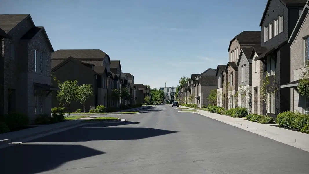 Front exterior of a home in the Waterbend community, located in Euless, TX (Image 8).