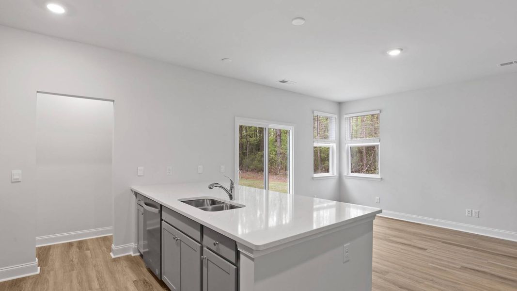 Furnished interior in a model home at Rivers Reach in Yemassee (Image 8).