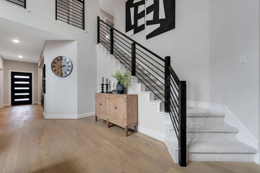 Furnished interior in a model home at Cloud Country in New Braunfels (Image 25). Furnished interior in a model home at Cloud Country in New Braunfels (Image 25).