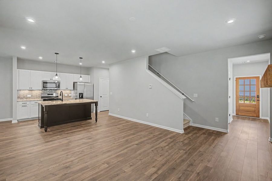 Furnished interior in a model home at Sawmill Creek in Austell (Image 8).