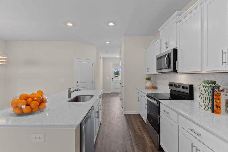Furnished interior in a model home at The Knoll at White Oak in Garner (Image 15).